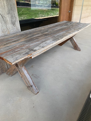 Ironbark Table with Cross-Legs