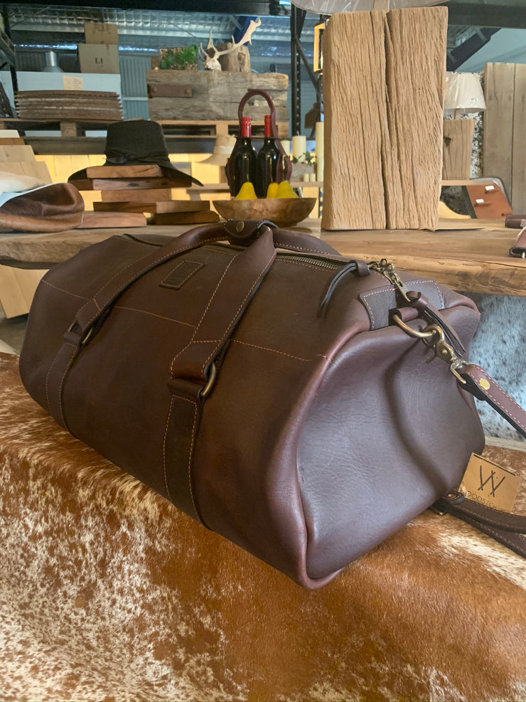 All Leather Duffle Bag